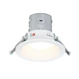 LED 4-in Round Canless Recessed Light, White