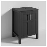 24x19 Bath Vanity   Black Top