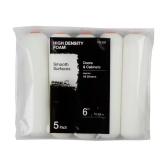 6 in. x 3/8 in. Foam Mini Roller (5-Pack)