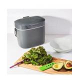 OXO 1.75 Gallon Compost Bin, Charcoal - Gray