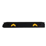 Black Rubber Threshold Ramp 44.5x9.5x1 in