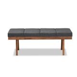 Larisa Charcoal Bench