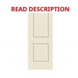 (4) 30x78 2-Panel Cambridge Primed Door Slabs **H