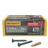 1-1/4 in. Green Torx Wood Deck Screws (157)