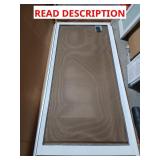 Trinity Glass 36x80 Lefthand White Screen Door