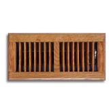4 in. x 12 in. Oak Floor Diffuser