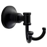 Chamberlain Double Towel Hook - Matte Black