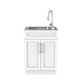 Glacier Bay 24" Drop-In Laundry Sink & Faucet