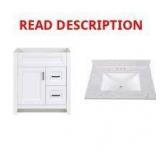 Home Decorators Ridge Bath Vanity **Sink Top NOT