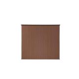 Brown Cordless Exterior Roller Shade 72x72