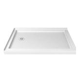 SlimLine 60x36 Shower Pan White LH Drain