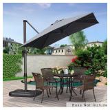 8 ft Cantilever Patio Umbrella, Gray