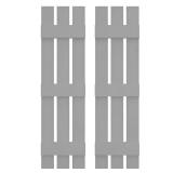 12 in. x 71 in. Vinyl Shutters Pair-Black, see ph
