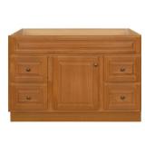 Hampton 48 in. Vanity Cabinet Oak (no top)