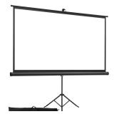Projector Screen with Stand, 84 in. 16:9 4K HD