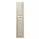 15 in. x 67 in. Shutters, Pair in Sand Dollar