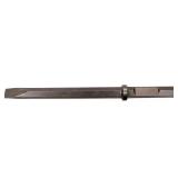 1 in. x 20-1/2 in. Flat Chisel, 1-1/8 in. Hex