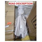 Beige Patio Umbrella, Size Unknown