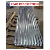 Galvanized Steel Panels 96-3/8" x 25.5"