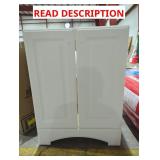 White Vanity w/ Top 24" x 18.5" x 32"