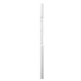 White Turned Post with Base, 4x108, 2500 lb