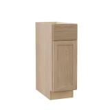 Sinclair Shaker Oak Base Cabinet 12x24x34.5