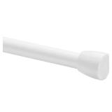 28 in. - 48 in. Tension Curtain Rod in White