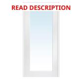 30x80 LH Primed Full Lite Door