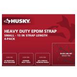 15 in Heavy Duty EPDM Tarp Strap, 4 Pack