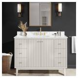 Sylvie 48-in. Freestanding Dove Vanity