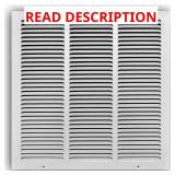 (DAMAGED)18 x 18 in. Steel Return Air Grille, Whi