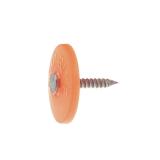 Grip-Rite No. 12 Cap Nail, Electro-Galv., 1 lb