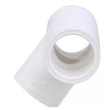PVC Reducing Tee Fitting 1x1x3/4 in