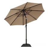 9 ft Market Patio Umbrella with Tilt Tan