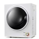 White & Black 1.50 cu. ft. Compact Dryer