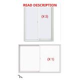 Skid Lot Of 3 Windows (Measurements In Images)
