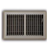 (6) 6x10 2-Way Steel Floor Register Brown