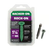 Backer-On Rock-On No. 9 X 1-1/4 in. Screws