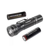 500-Lumen Rechargeable Dual-Power Flashlight