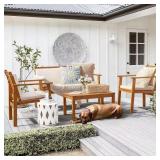 Chillrest 4-Piece Acacia Wood Patio Set