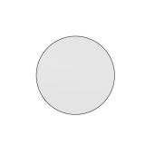 28x28 in. Framed Round Vanity Mirror, Black