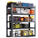 Metal Garage Shelving Unit, 5-Tier Black
