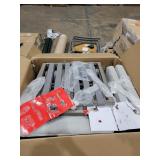 Gray aluminum patio chairs with cushions
