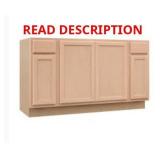 Sink Base Cabinet 60" x 24" x 34.5" **HAS DAMAGE