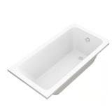 58" x 29-1/2" White Drop-In Bathtub