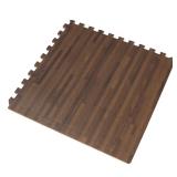 Walnut EVA Foam Floor Mat 24x24" 3/8"