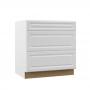 Elgin Drawer Base Kitchen Cabinet White