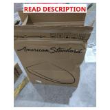 American standard white toilet seat