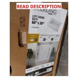 Sterling 60x30 Soaking Bathtub w/ Left Drain