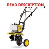 12 in. 43cc 2-Stroke Gas Tiller w/ Depth